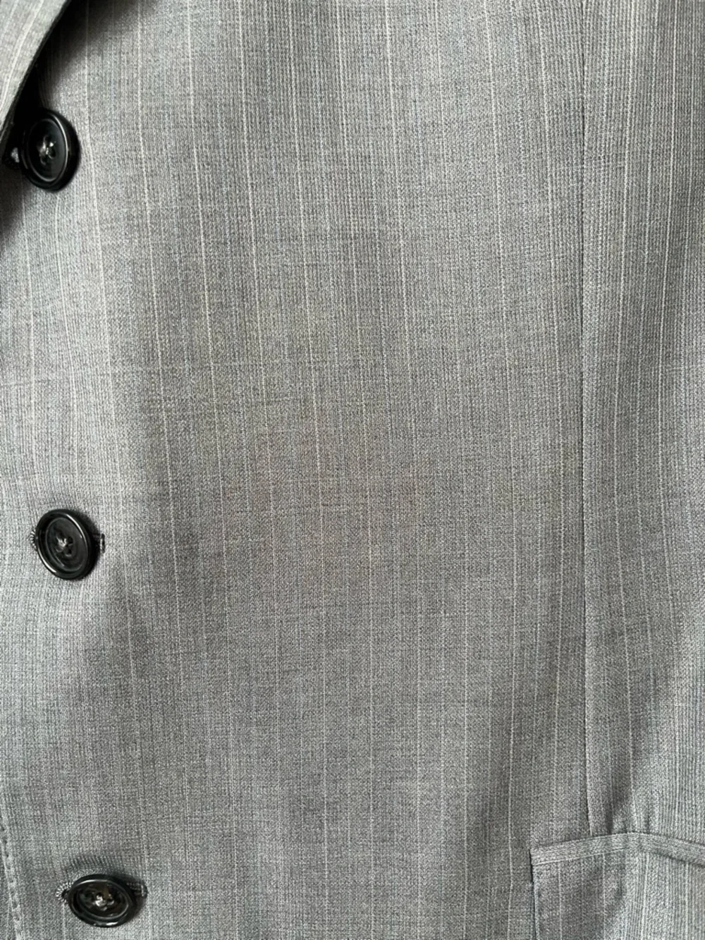 Ermenegildo Zegna trofeo gray Wool Pinstripe 3-Button Blazer Jacket size 48R